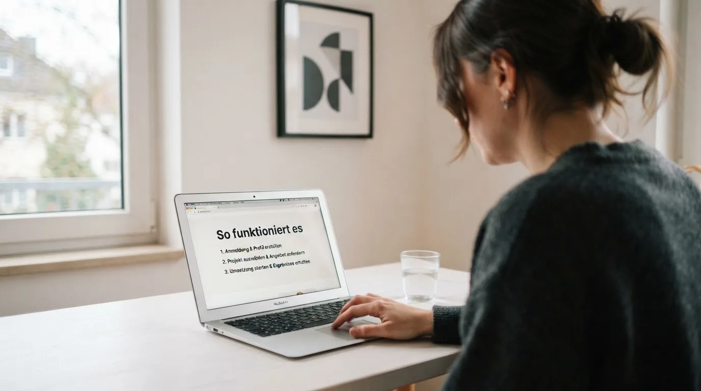 Person am Laptop liest eine Übersichtsseite zu Glücksspielen im Internet — 20 euro bonus ohne einzahlung casino