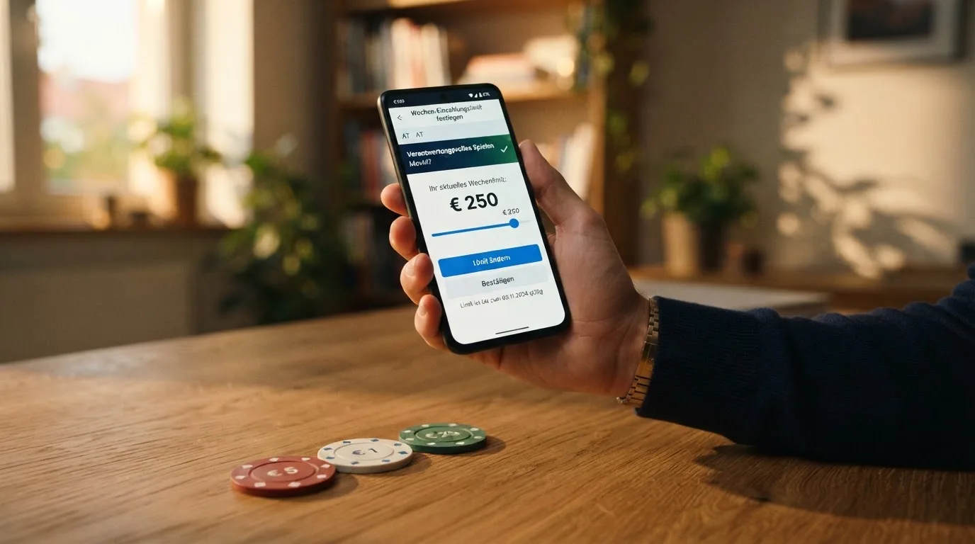 Gerichtssaal mit leerer Richterbank und Holzvertäfelung im Morgenlicht — beste online casino mit cashtocode bezahlen