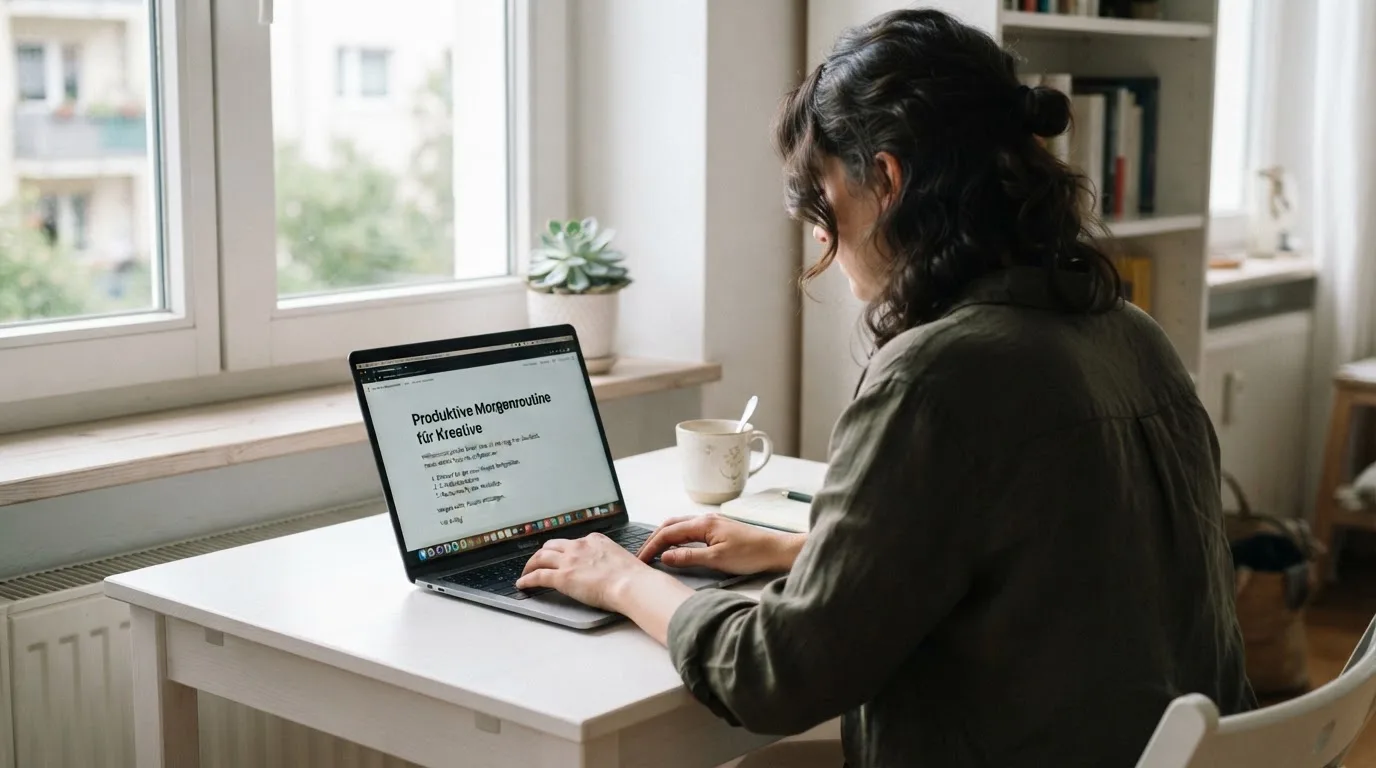 Person am Laptop liest eine Übersichtsseite zu Glücksspielen im Internet — beste online casinos mit österreichischer lizenz